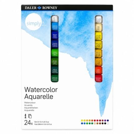 Daler-Rowney Watercolour Aquarelle 24 x 12ml