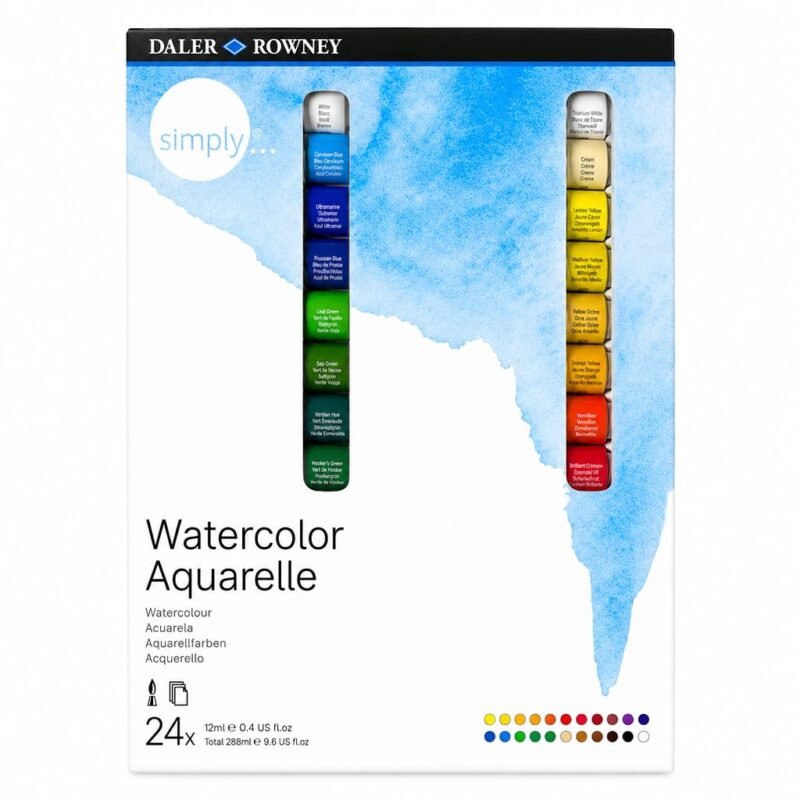 Daler-Rowney Watercolour Aquarelle 24 x 12ml