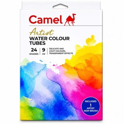 Camel Artist Water Colour Tubes 24 Shades | 9ml Each