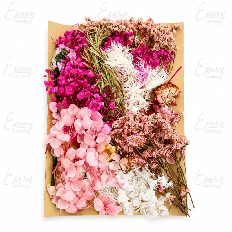 Light Pink Dry Flower Packet for Resin Art