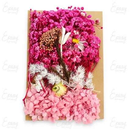 Light Pink Dry Flower Packet for Resin Art