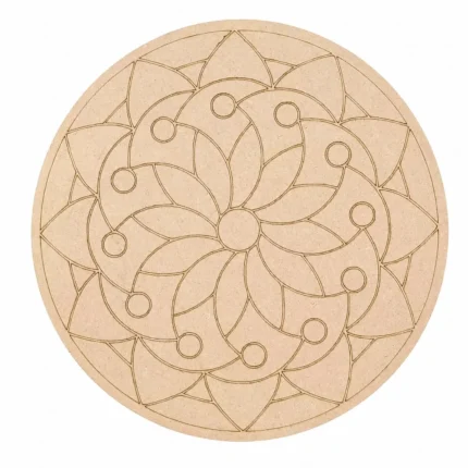 Pre-Marked MDF Bases for Lippan Art | Wooden Craft Boards