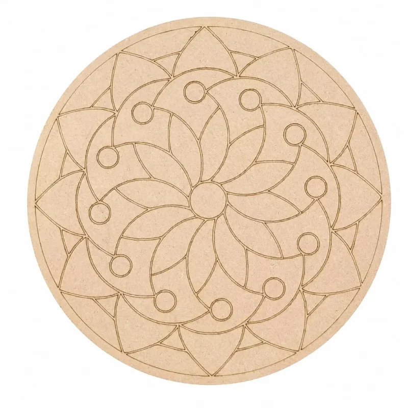 Pre-Marked MDF Bases for Lippan Art | Wooden Craft Boards