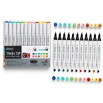 Brustro Twin Tip Alcohol Based Basic Marker Set