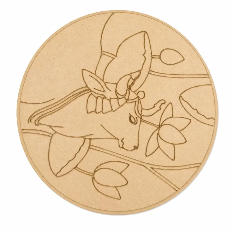 Pre-Marked MDF Bases for Lippan Art | Wooden Craft Boards