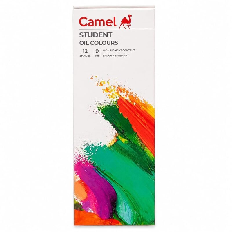 Camel Student Oil Colours 12 Shades | 9ml Each
