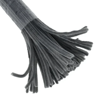 Gray Craft Pipe Cleaners – Pack of 100