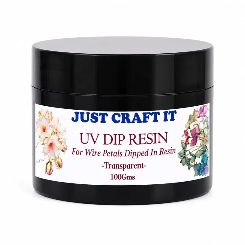 UV Dip Resin Transparent 100ml | Wire Flower Making Resin | 100ML