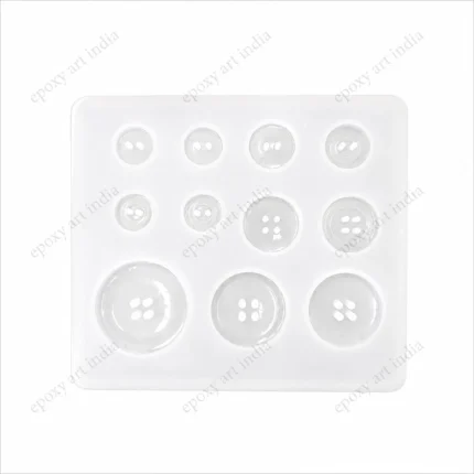 Silicone Button Mold for Resin Art