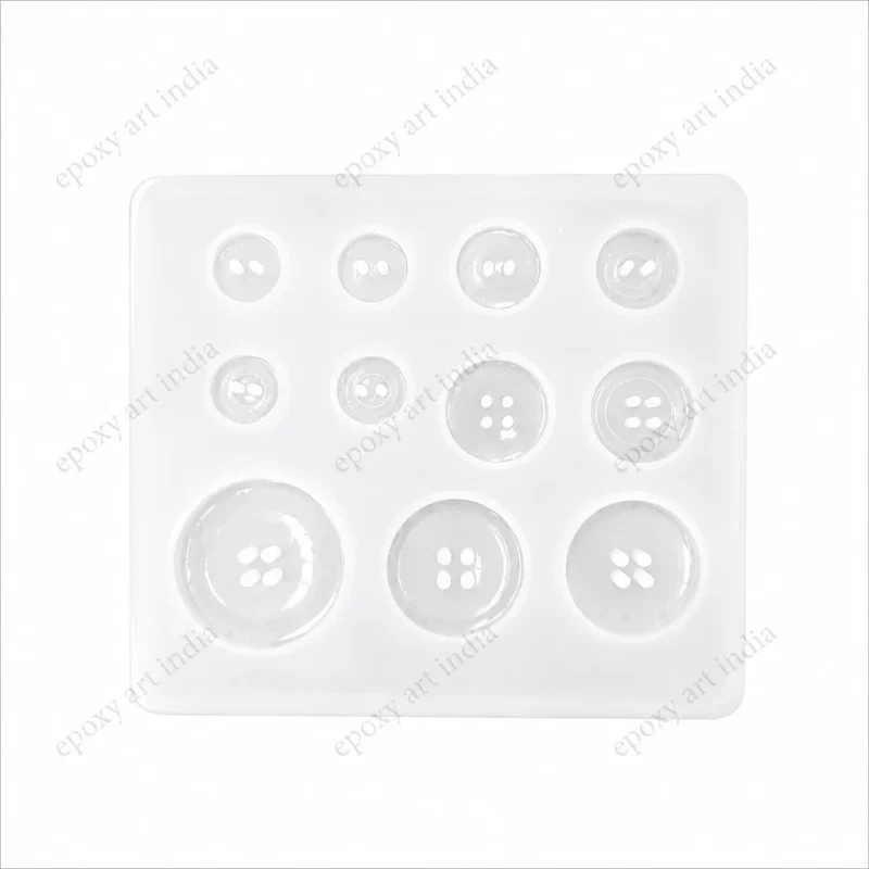 Silicone Button Mold for Resin Art