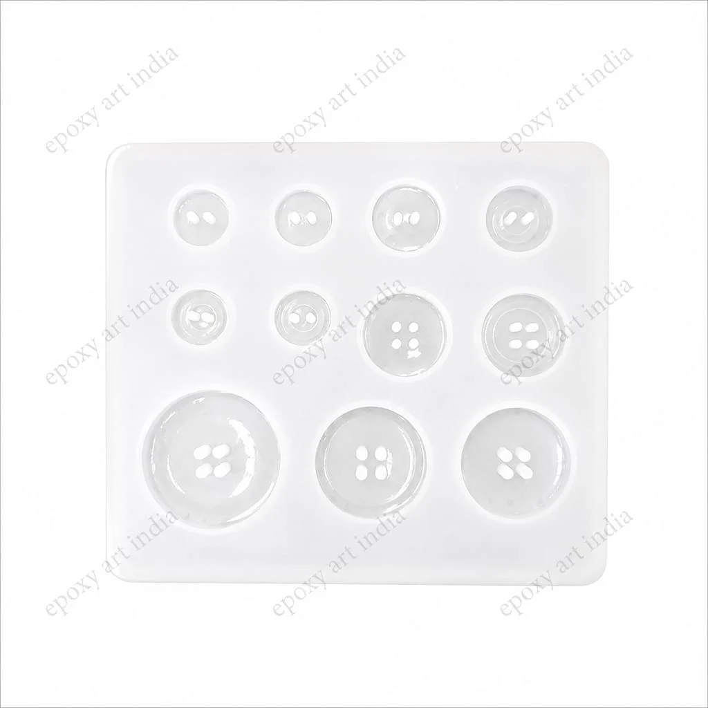 Silicone Button Mold for Resin Art Silicone Button Mold for Resin Art