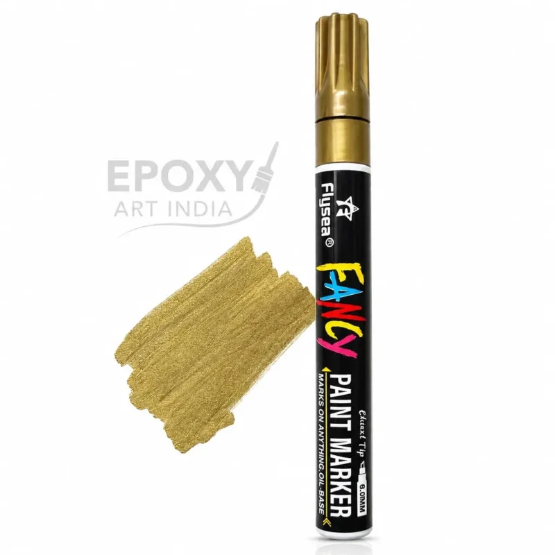 Fancy Metallic Gold Paint Marker