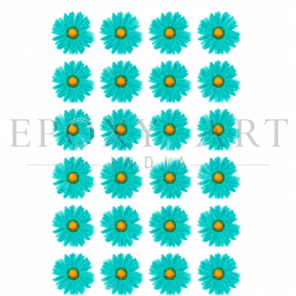 Till Green Daisy UV DTF Transfer Sheet for Resin Art
