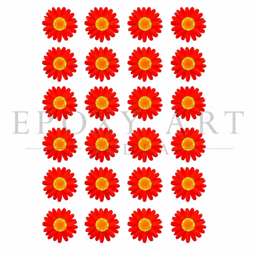 Orange UV DTF Sticker Set of 24 for Resin Art Orange UV DTF Sticker Set of 24 for Resin Art
