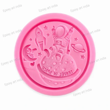 Travel Space Silicone Mold for Resin, Jesmonite, Concrete, Plaster, Cement & DIY Home Decor Casting Mold