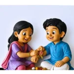 Brother Sister Rakhi Silicone Mold for Resin, Jesmonite, Concrete, Plaster, Cement & DIY Festive Decor Casting Mold