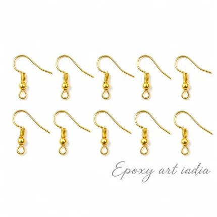 Golden Earring Hooks for Jewellery Making