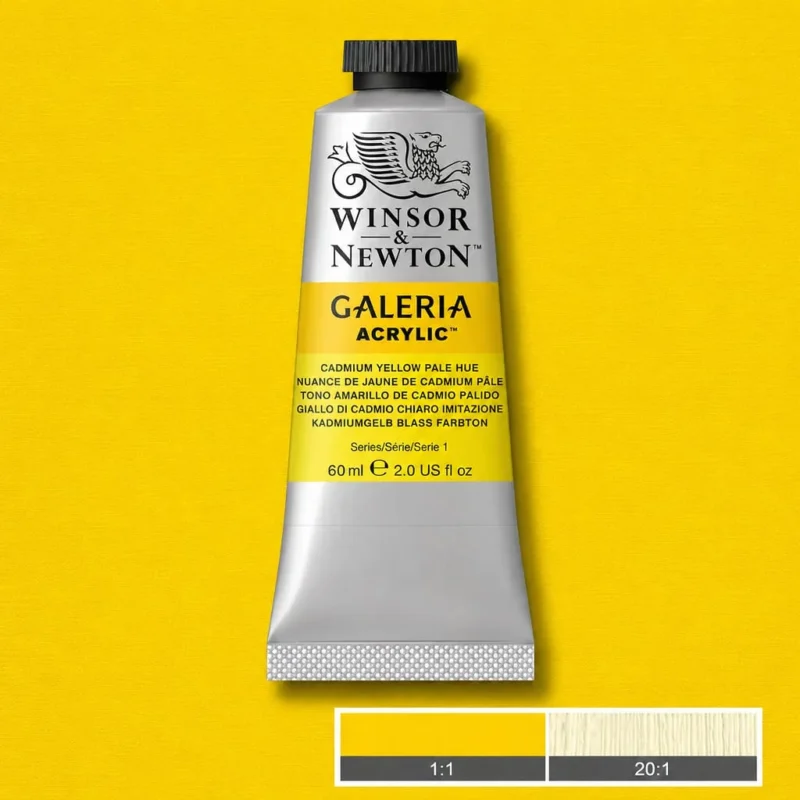 Winsor & Newton Galeria Acrylic Colour 60ml (Cadmium Yellow Pale Hue)