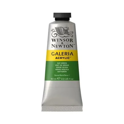 Winsor & Newton Galeria Acrylic Colour 60ml – Sap Green Professional Acrylic Paint