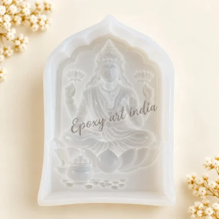 Lakshmi Ji Silicone Mold for Resin, Jesmonite, Concrete, Plaster, Cement & DIY Home Decor Casting Mold (handmade mold)