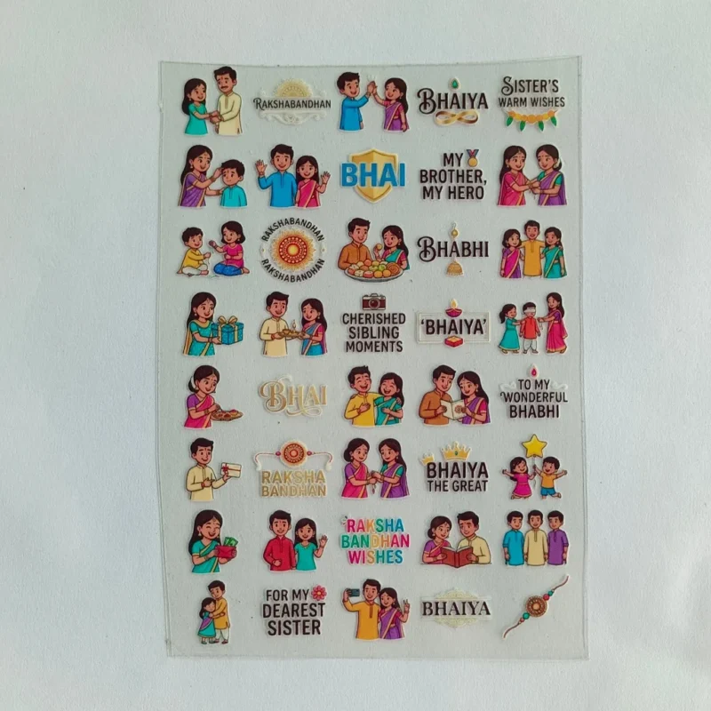 Rakhi UV DTF Sticker for Resin Art