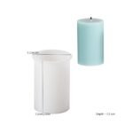 Cylindrical Pillar Candle Silicone Mold | Reusable Round Candle Making Mould