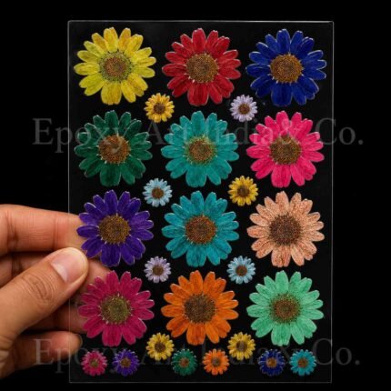 Mix Flower UV DTF Sticker Sheet for Resin Art (5292)