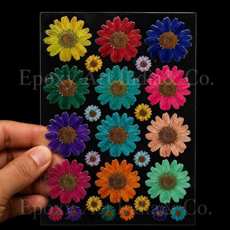 Mix Flower UV DTF Sticker Sheet for Resin Art (5292)