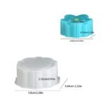 Petlo Flower Silicone Mold for Candle & Soap Making | Reusable Floral Mold