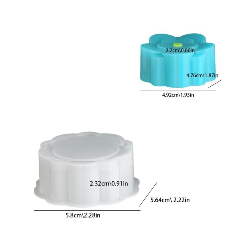 Petlo Flower Silicone Mold for Candle & Soap Making | Reusable Floral Mold