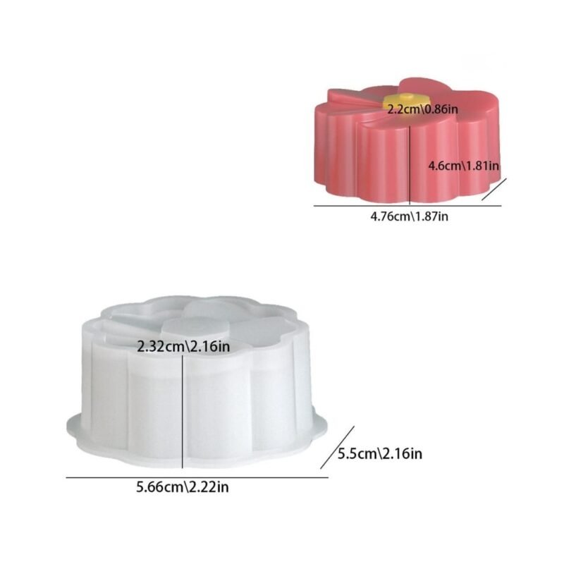 Bloomy Flower Candle Mold