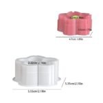 Flory Flower Silicone Mold for Candle & Soap Making | Reusable Floral Mold