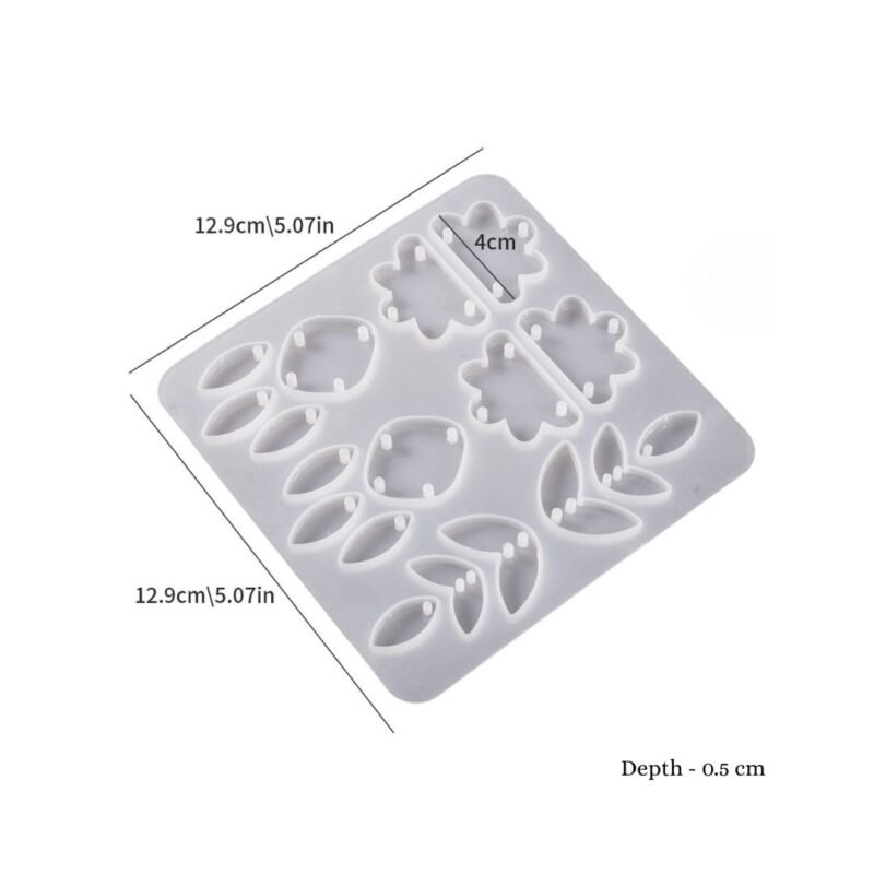 Leaf Pendant Silicone Mold for Resin Art | DIY Jewellery, Charm & Keychain Mould