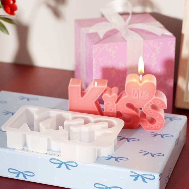 Kiss Silicone Mold for Candle & Soap Making | Lips Shape Reusable Mould