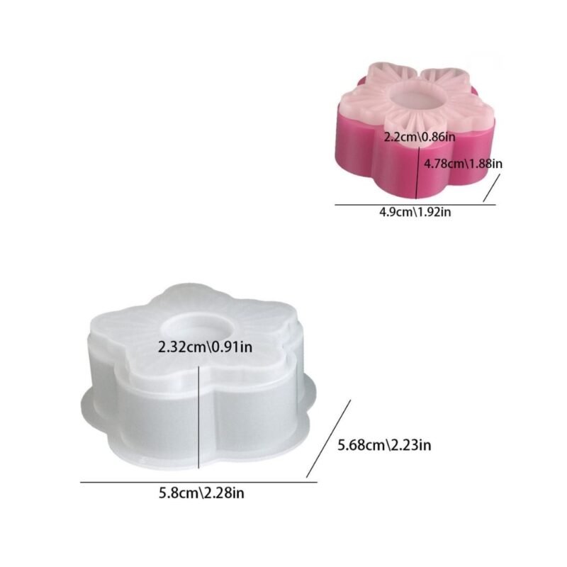 Loopa Flower Silicone Mold for Candle & Soap Making | Reusable Floral Mold