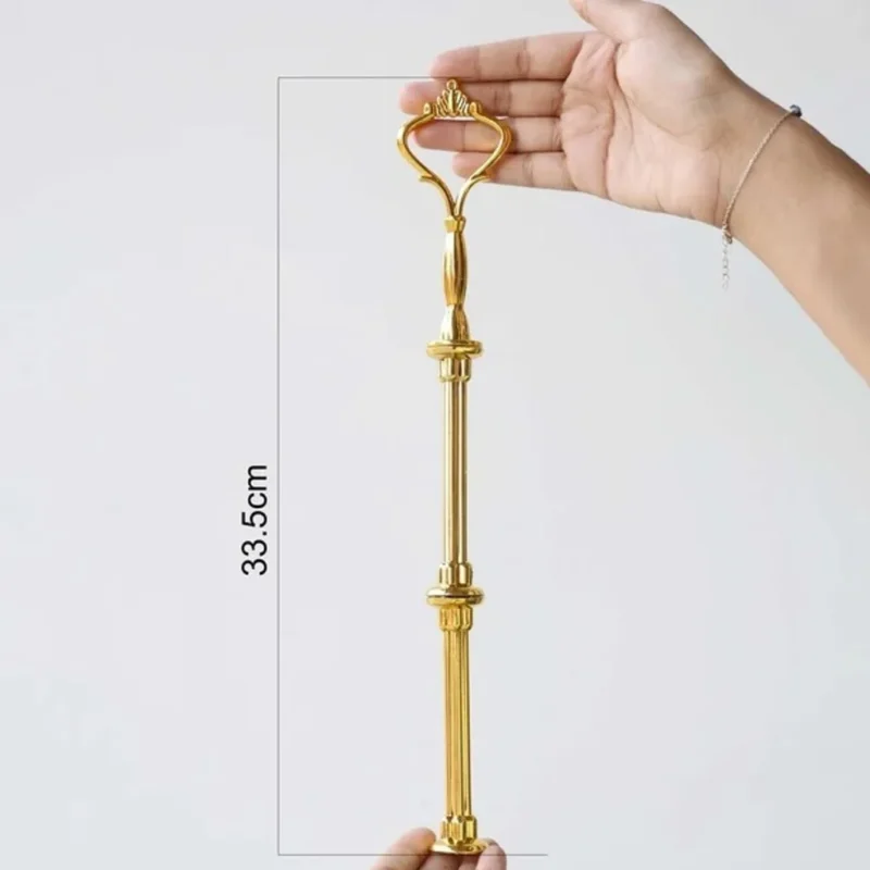 3 Tier Cake ABS Plastic Stand Crown Shape | 3 Layer Cake Decorating & Display Stand