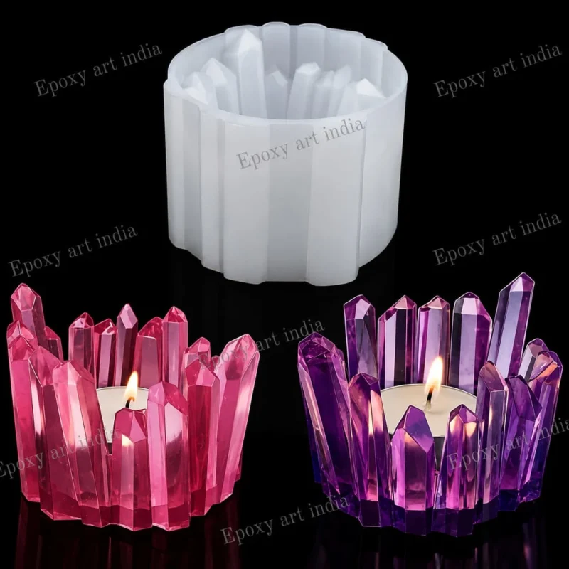 Cluster T-Light Holder Mold for Resin Art
