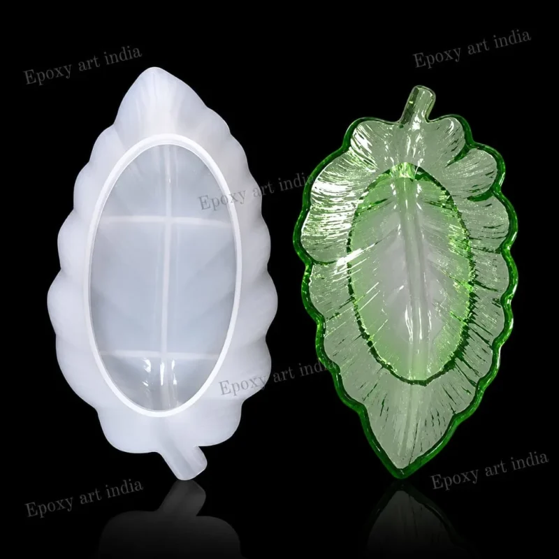 3D Leaf Tray Mold for Resin Art