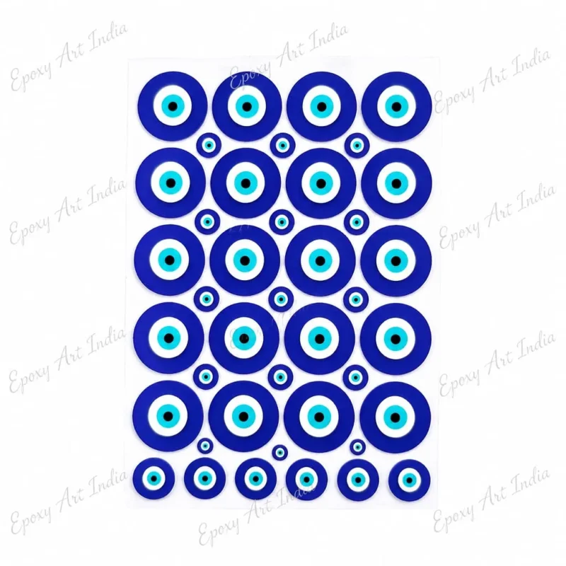 Evil Eye UV DTF Sticker for Resin Art