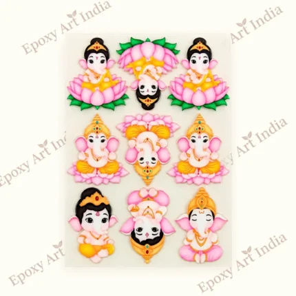 Mini Bal Ganesh UVDTF Sticker for Resin Art