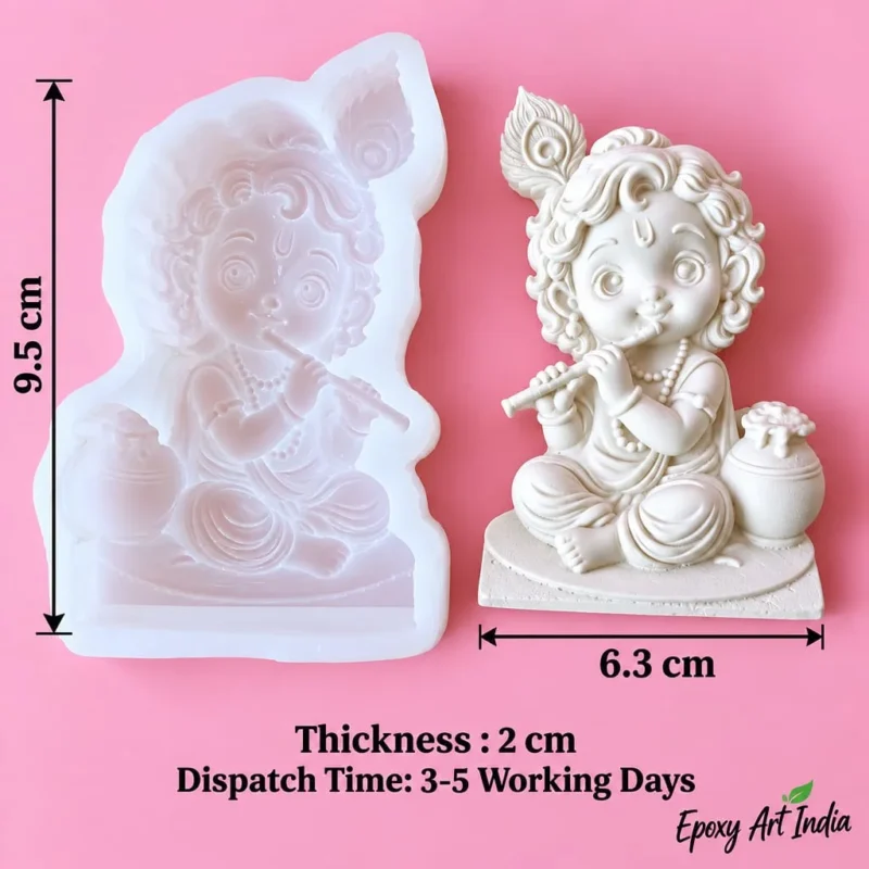 Mini Bal Gopal Silicone Mold
