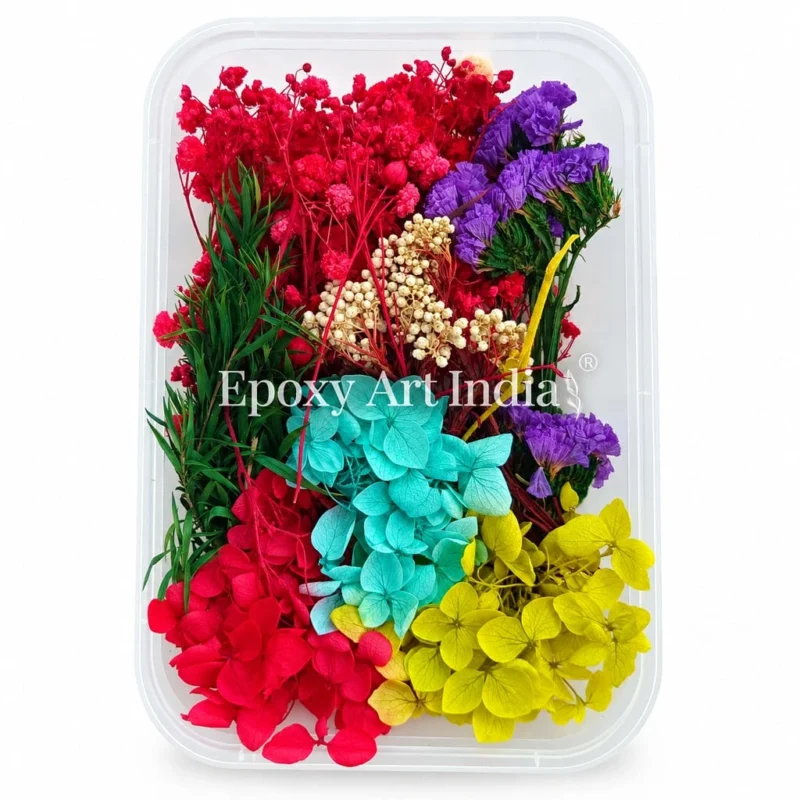 Mix Red Dry Flower Box For Resin Art