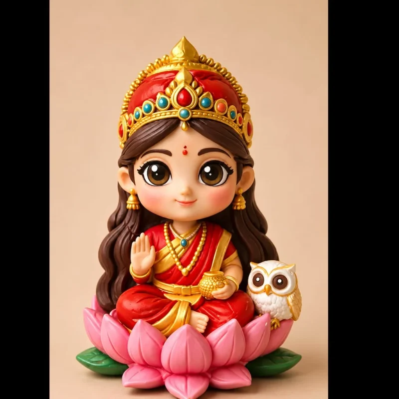 Mini Laxmi Ji Silicone Mold Handmade mold
