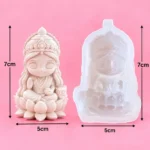 Mini Laxmi Ji Silicone Mold Handmade mold