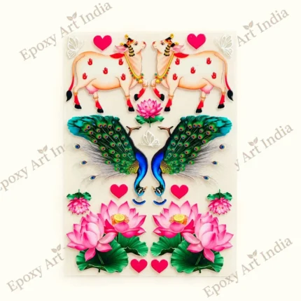 Pichwai Mix UVDTF Sticker for Resin Art