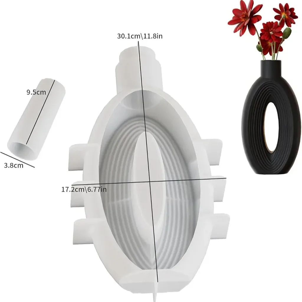 Long Vase Mould for Casting Modern Vase Mould Long Vase Mould for Casting Modern Vase Mould