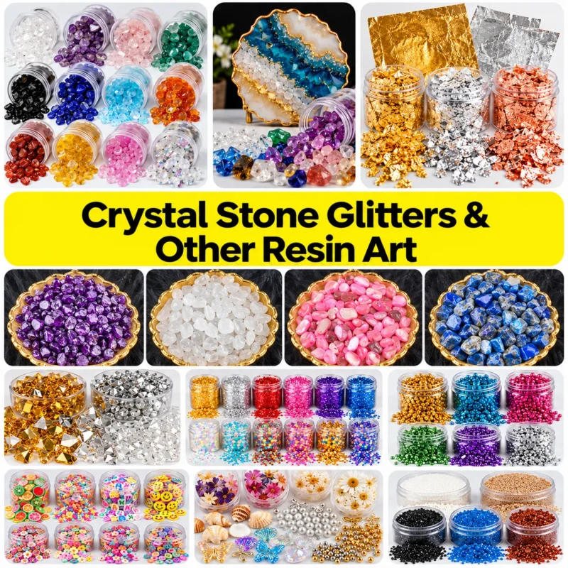 Crystal Glitters & Resin Art Collection