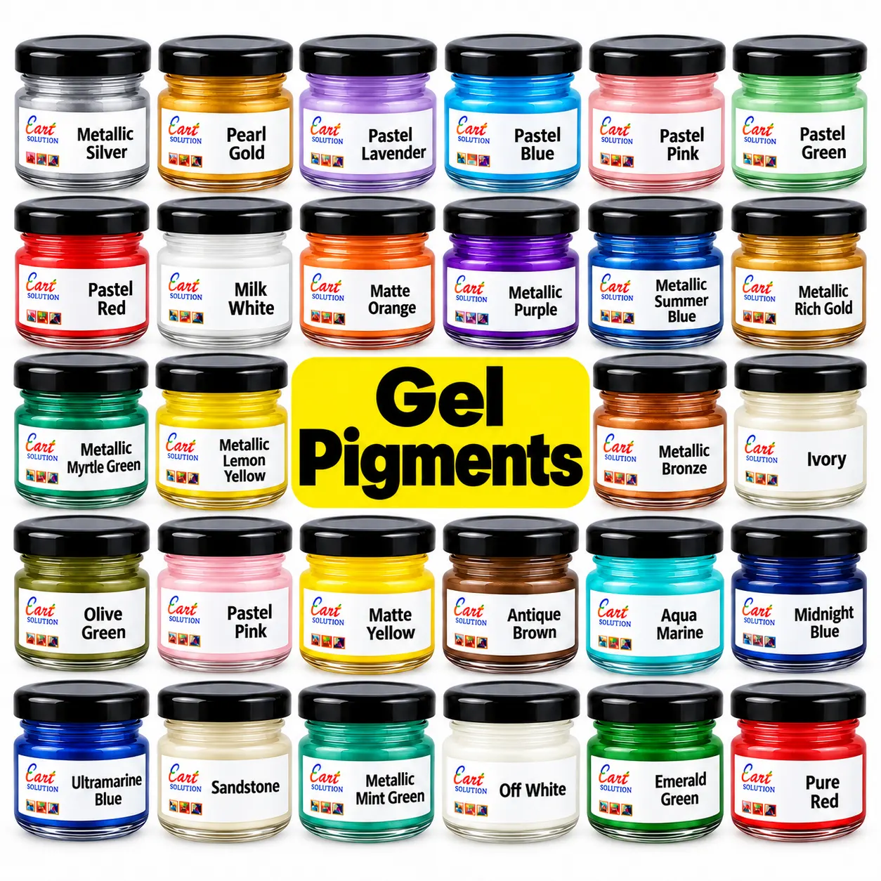 Gel Pigments for resin Art