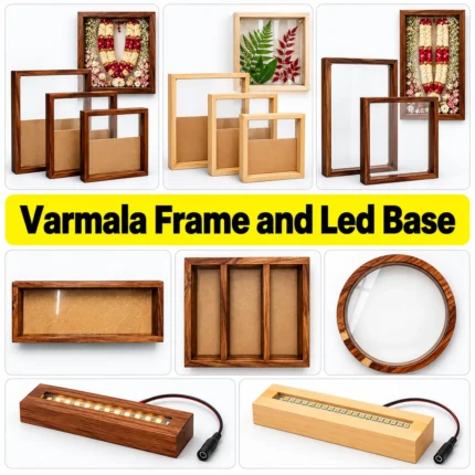 varmala frame and Led Base
