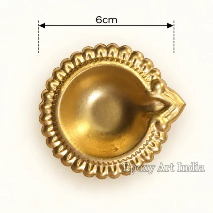 Small Size Designer Diya Urli for Candle Making